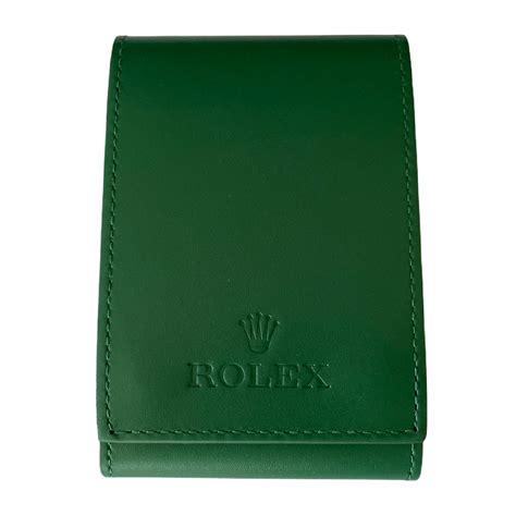 rolex green watch pouch|official rolex travel pouch.